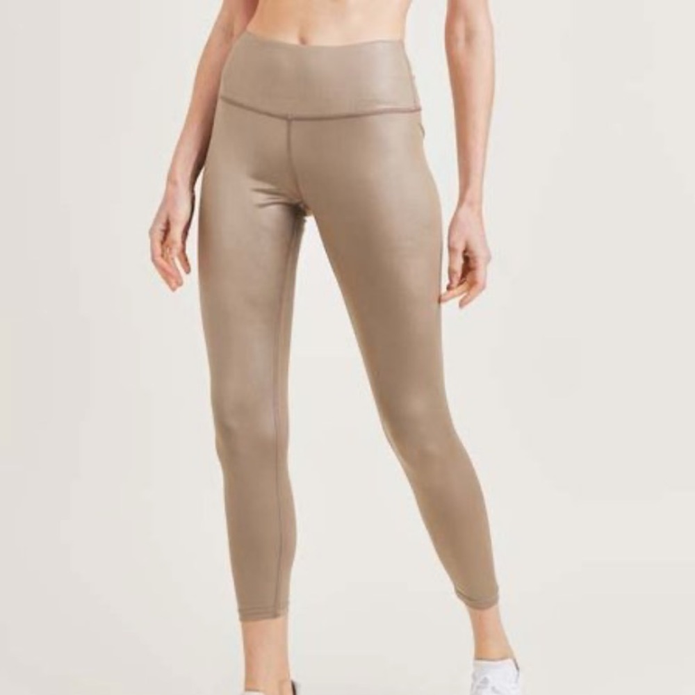 NWT Kimberly C - matte shine coated leggings